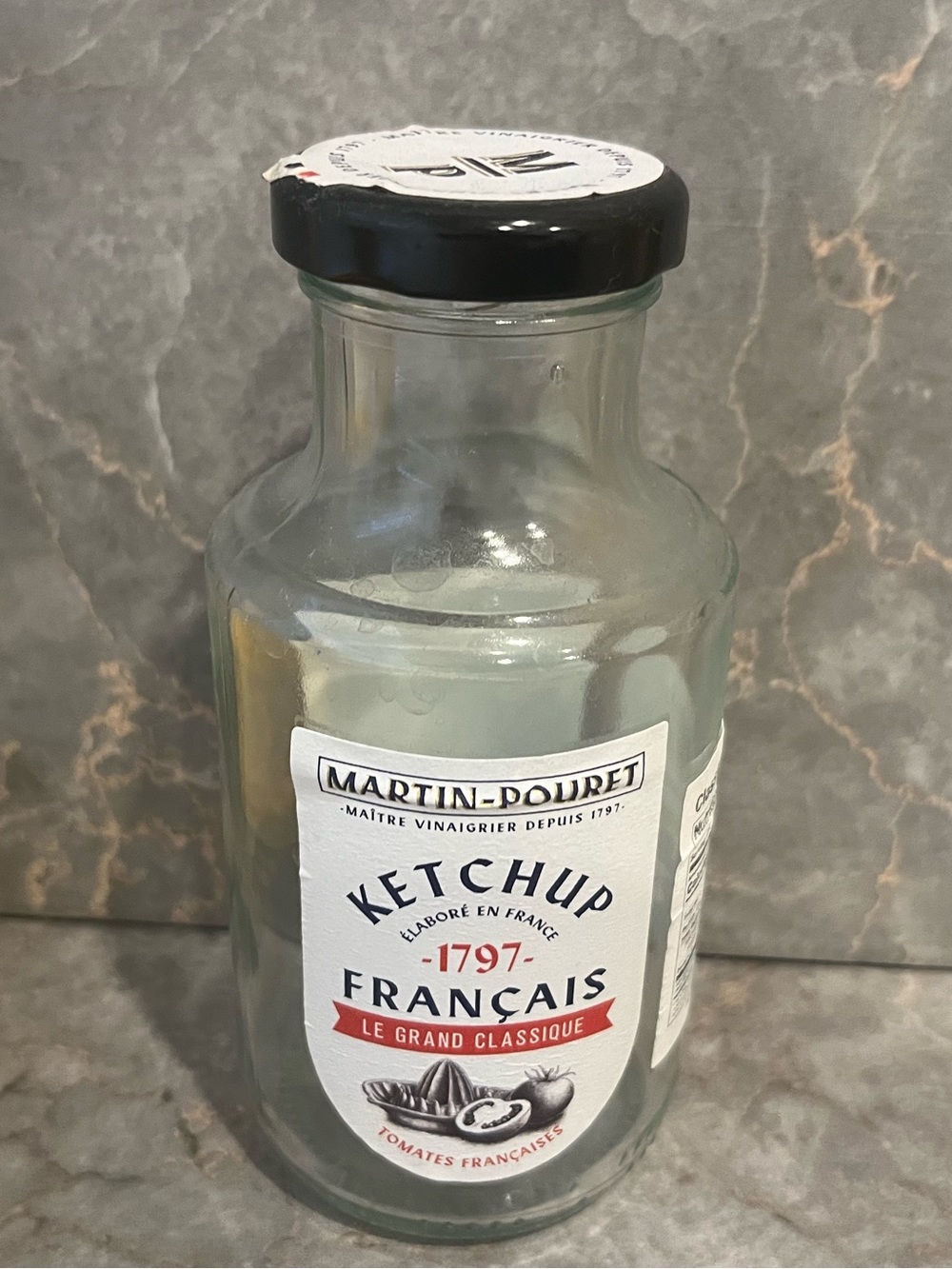 $2/ Français Branded Empty Bottle for Vinaigrette or Display